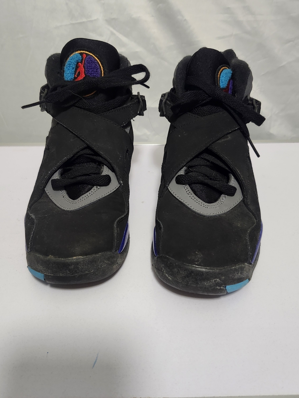 Jordan Kids' Black High-Top Sneakers with Multicolor Logo